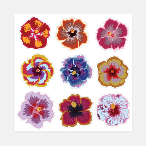 Hibiscus Sticker Pack