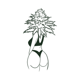 Ganja Girl (Kalo green)